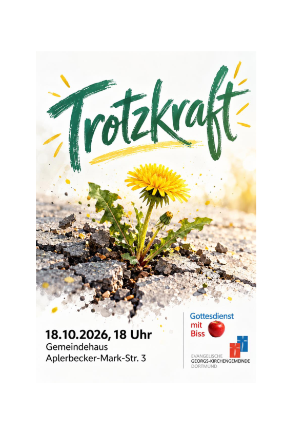 Plakat Gottesdienst mit Biss