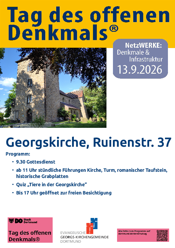 Plakat zum Denkmaltag 2026